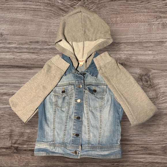 Missimo Cropped Denim Jacket - Picture 1 of 8